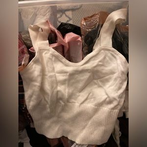 Abercrombie & Fitch Crop Soft Knit Cami Top